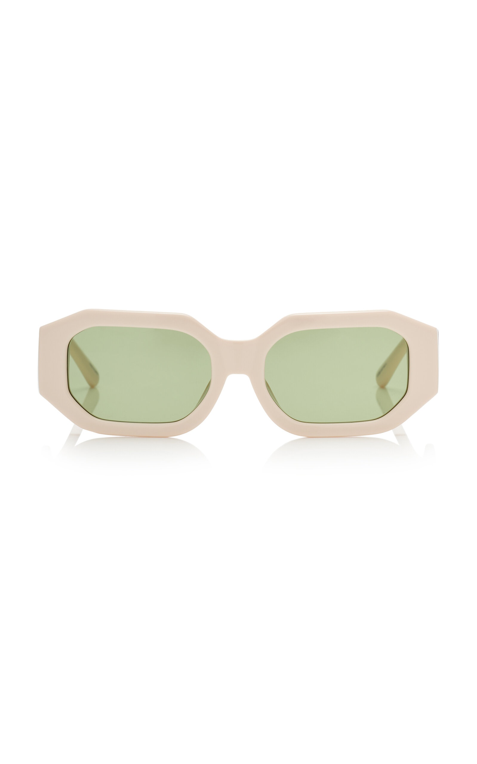 Blake Geometrical Acetate Sunglasses white - 1