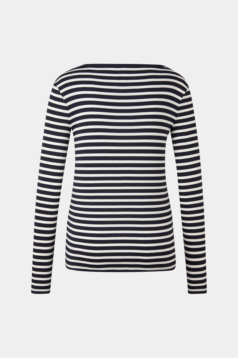BOGNER Louna longsleeve in Dark blue/white outlook