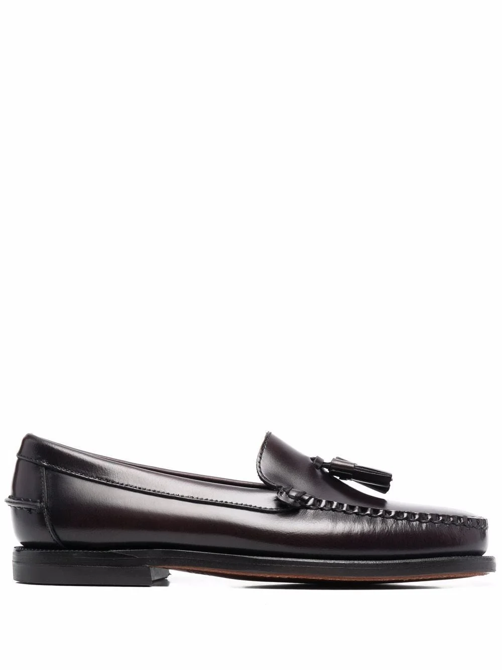 tassel-detail leather penny loafers - 1
