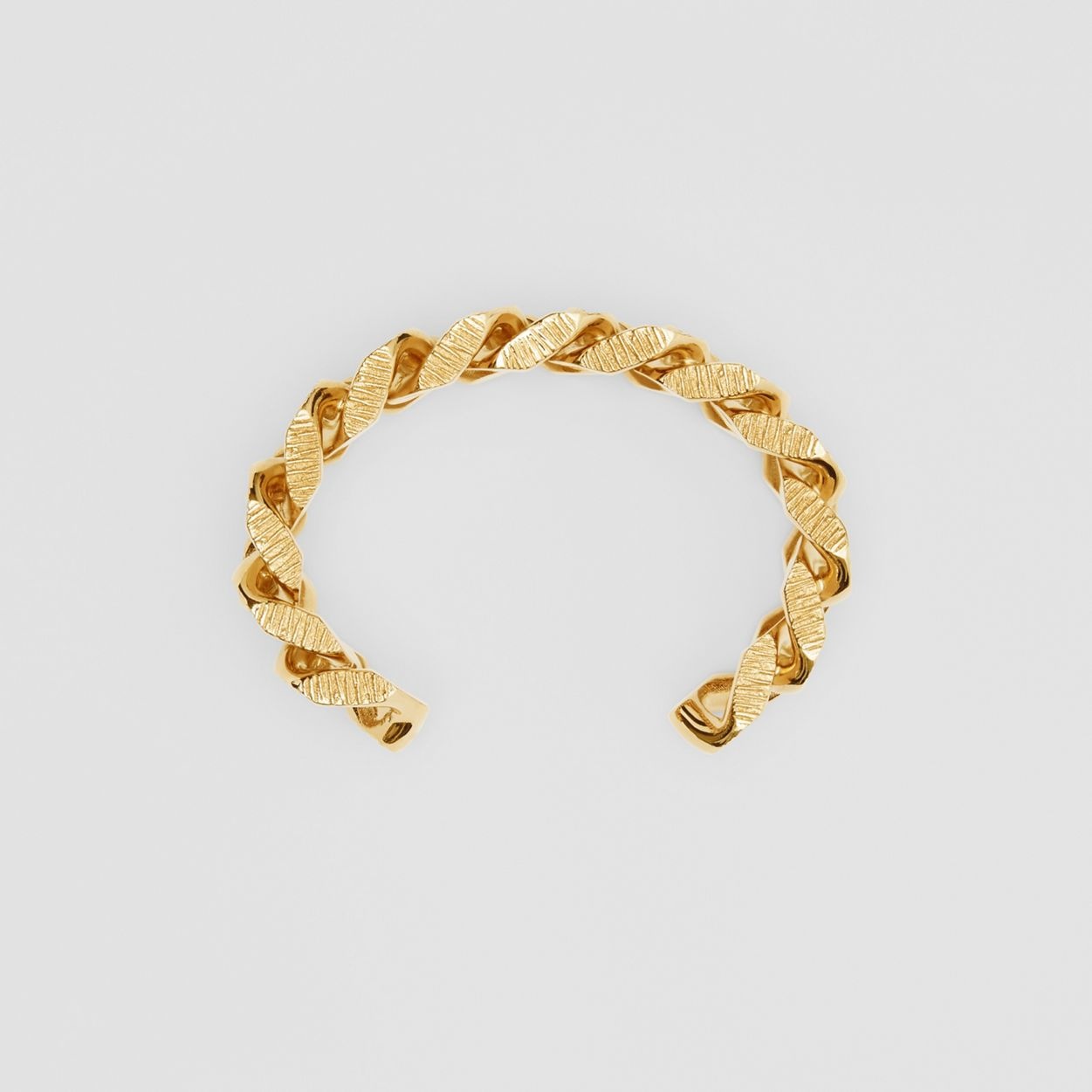 Gold-plated Chain-link Cuff - 1