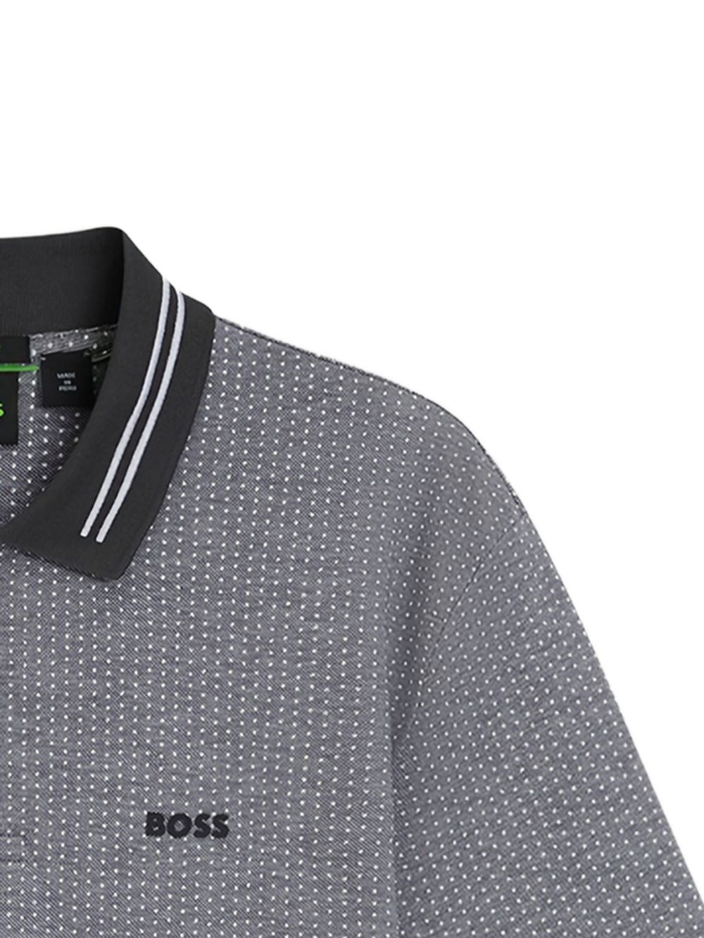 tipped patterned polo shirt - 2