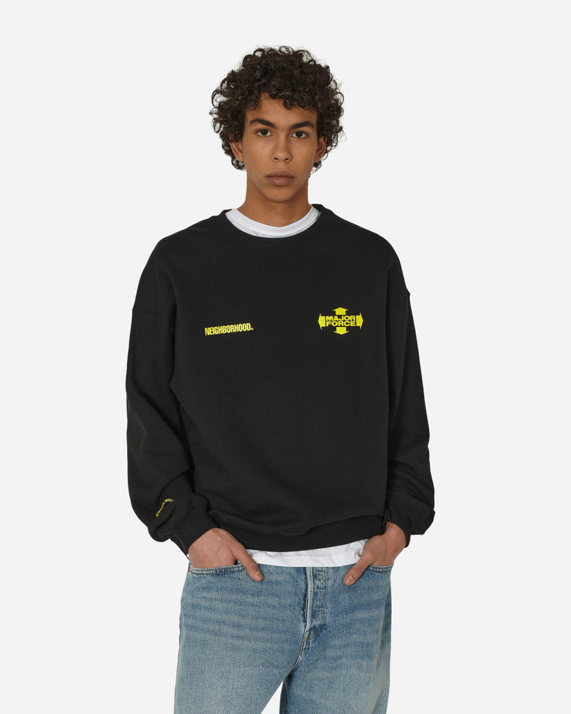 Major Force Crewneck Sweatshirt Black 1