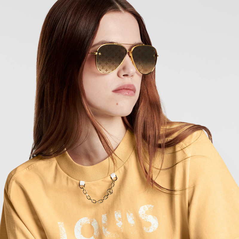 Vintage-Effect Louis Vuitton Crop Top 2