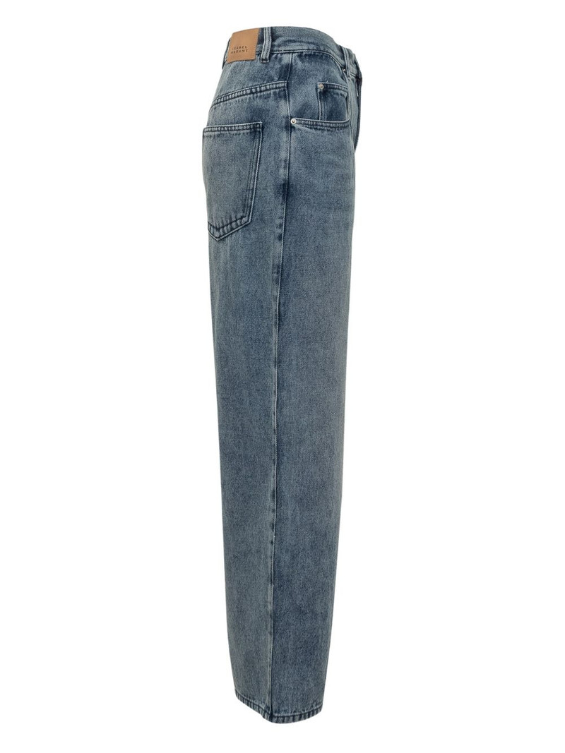 Isabel Marant pleated wide-leg trousers outlook