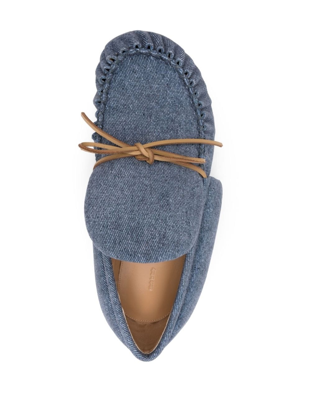bow-embellished loafers - 4