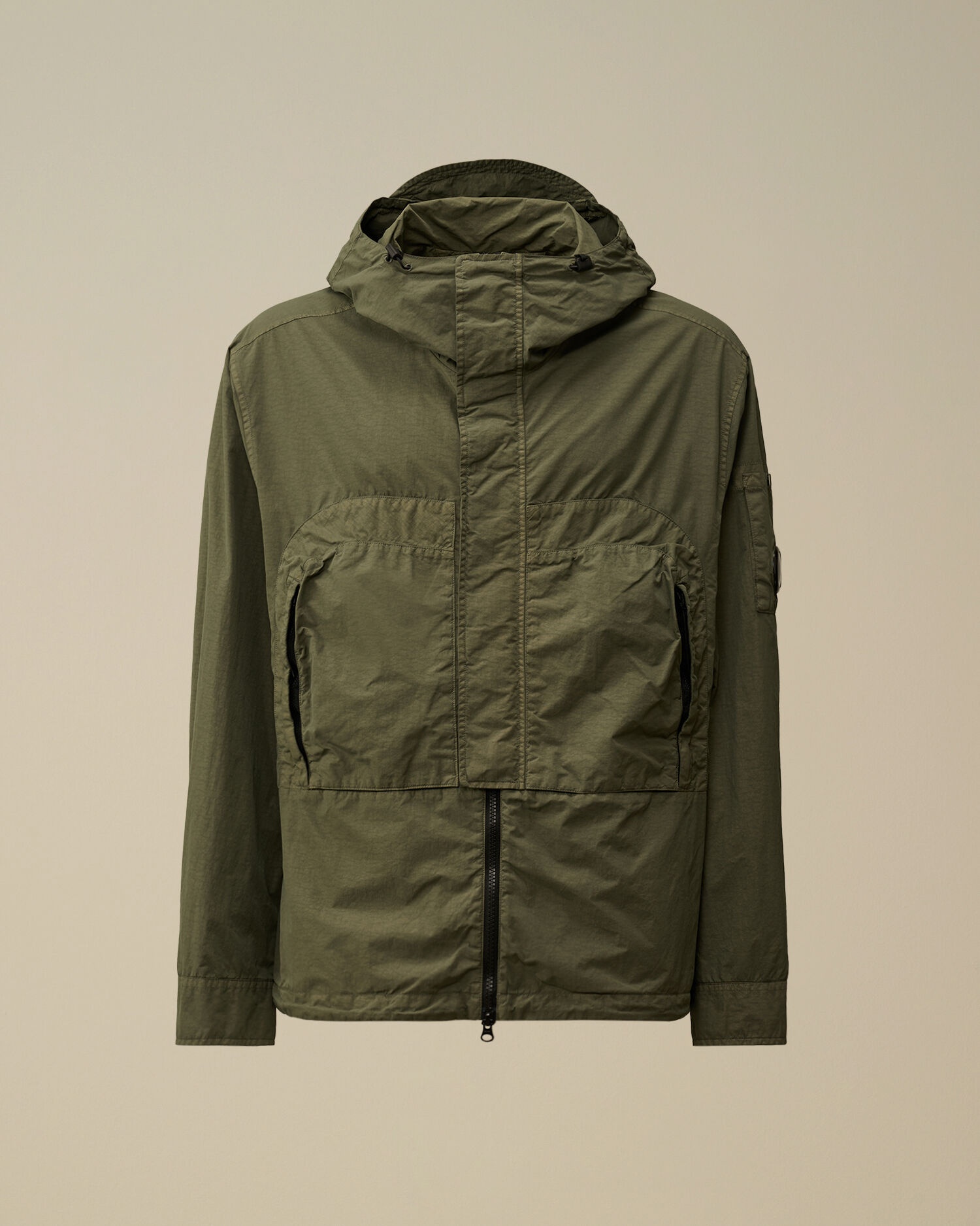 Flatt Nylon Hooded Overshirt - 1