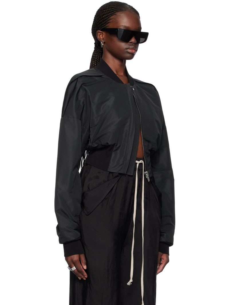 Black Flight Bomber Jacket 2