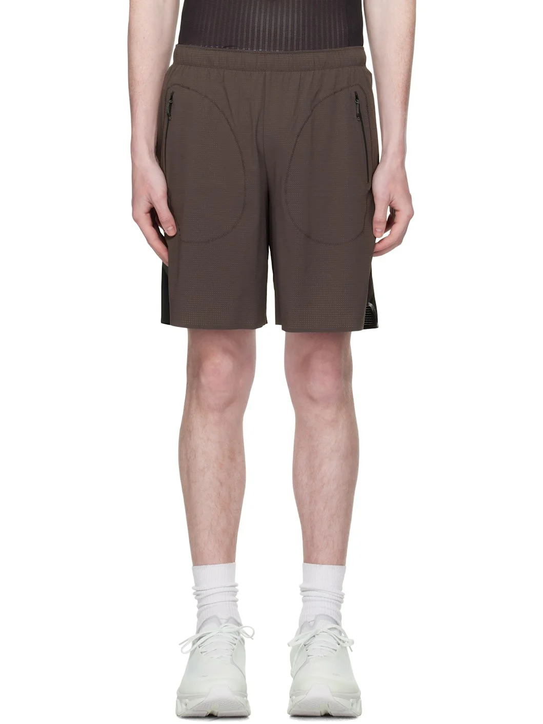 Gray & Black Long Summer Shorts - 1