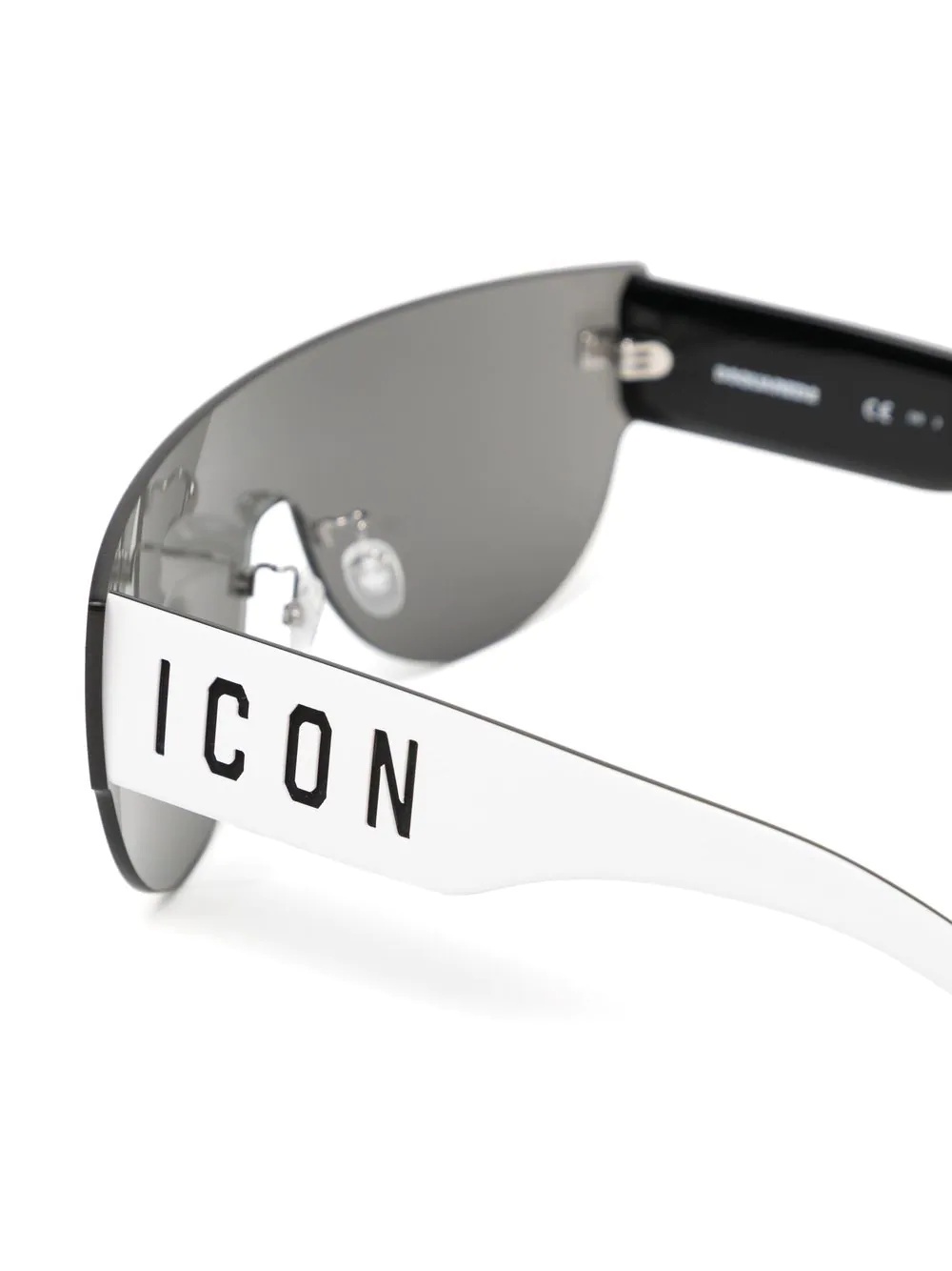 logo-engraved pilot-frame sunglasses - 3