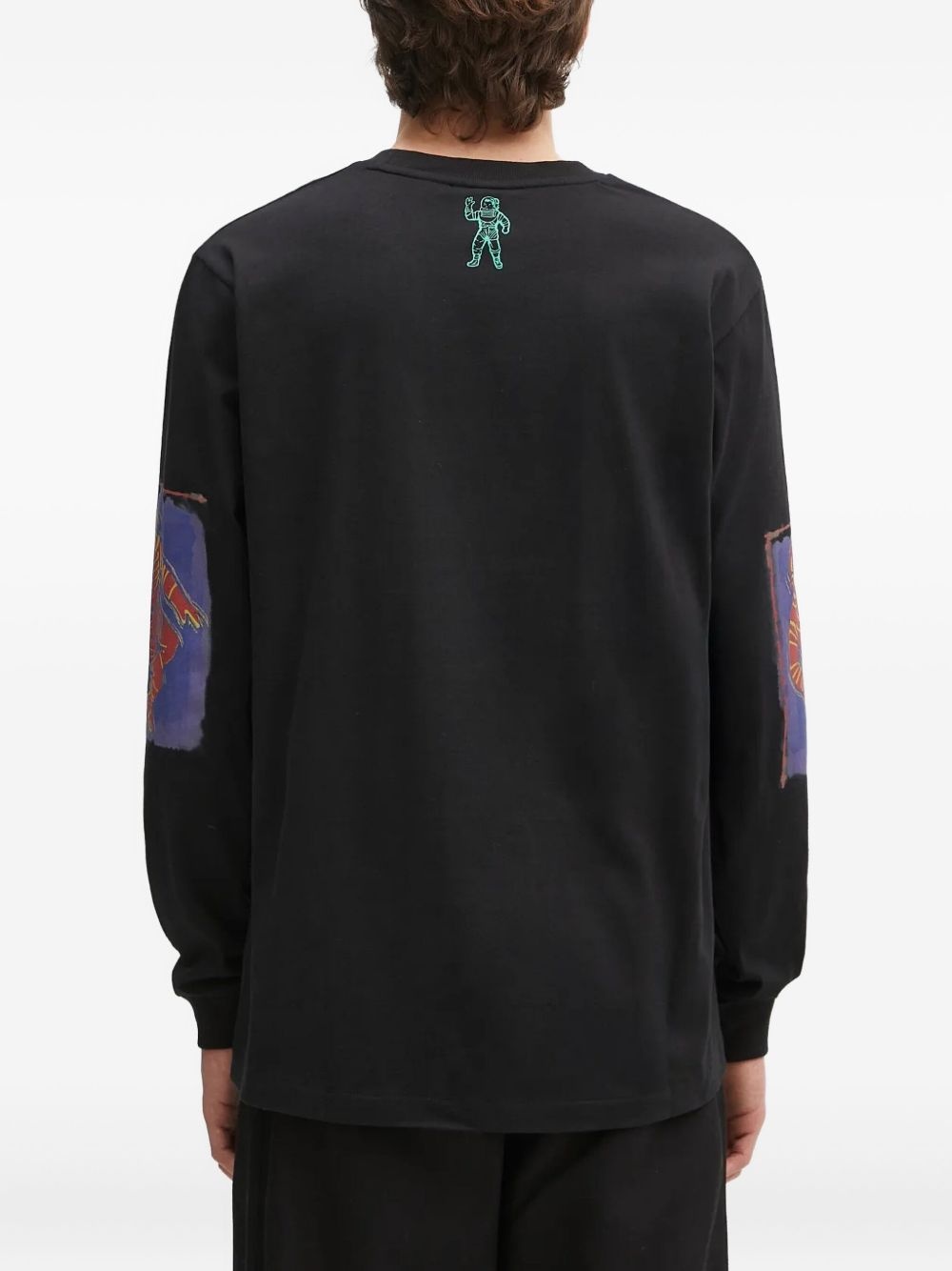 astronaut-print long-sleeve T-shirt - 4