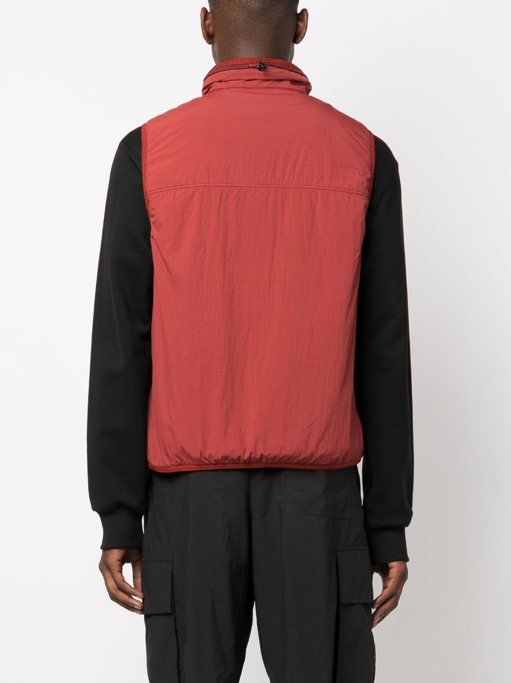 G.D.P. Lens-detail zip-up gilet - 4