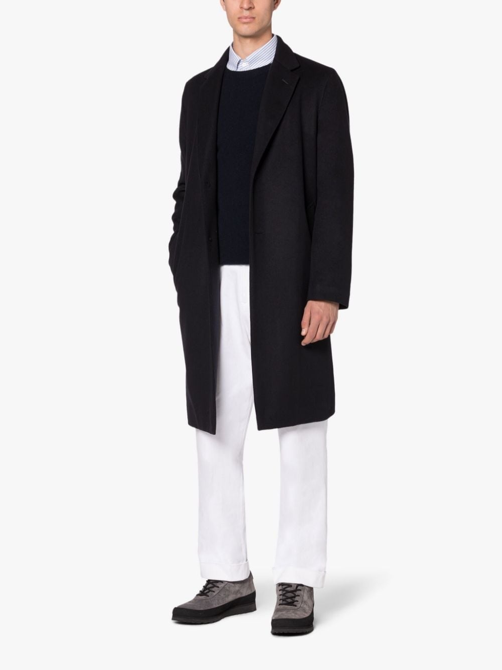 MACKINTOSH Stanley Wool and Cashmere-Blend Coat for Men