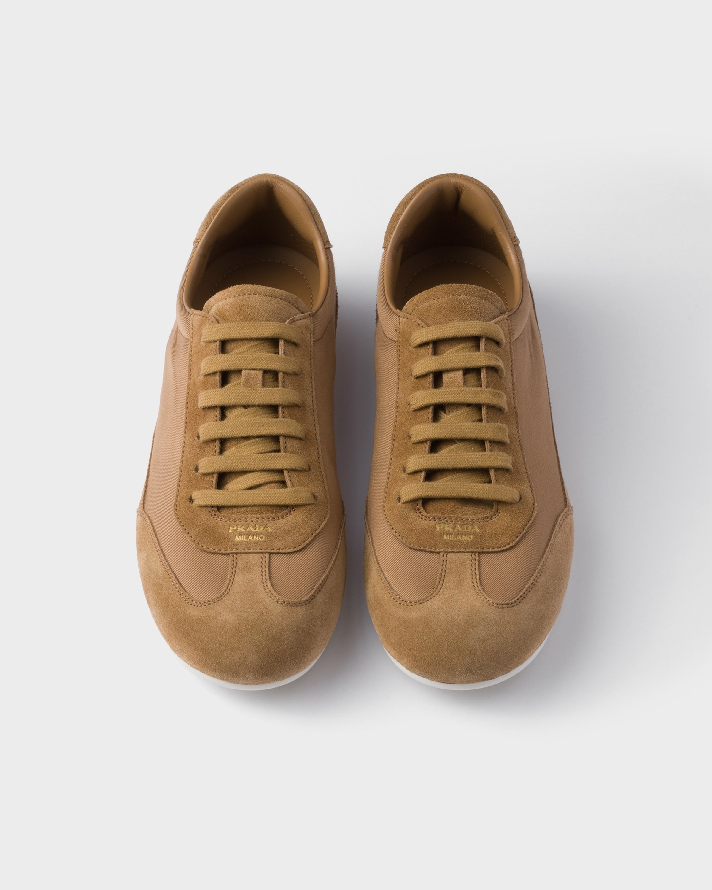 Suede and fabric sneakers - 3