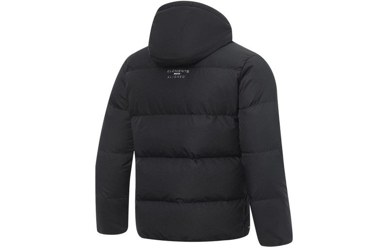 Li-Ning Li-Ning Logo Waterproof Down Jacket 'Black' AYMT061-1 outlook