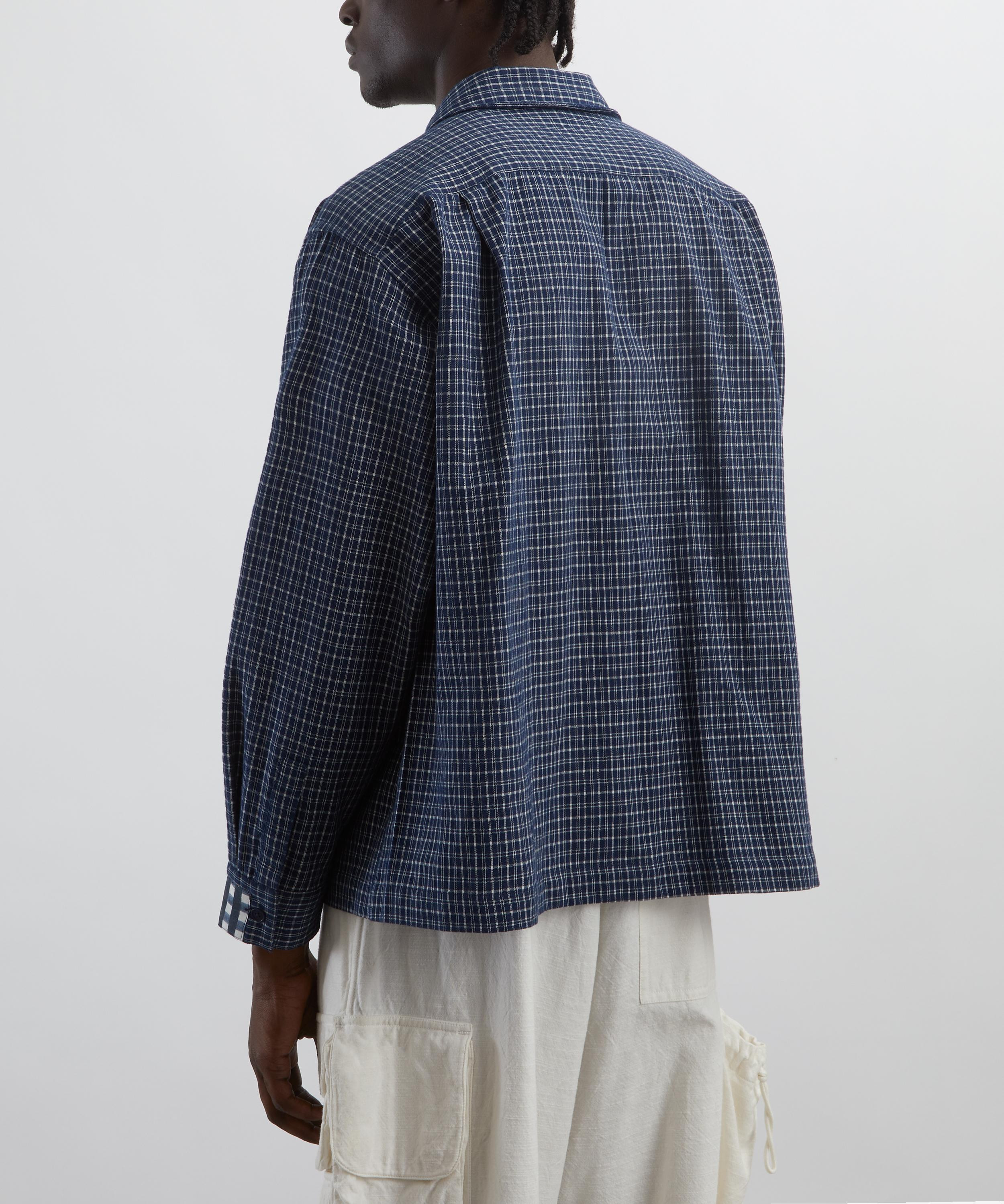 PA Indigo Picnic Handloom Shirt - 4