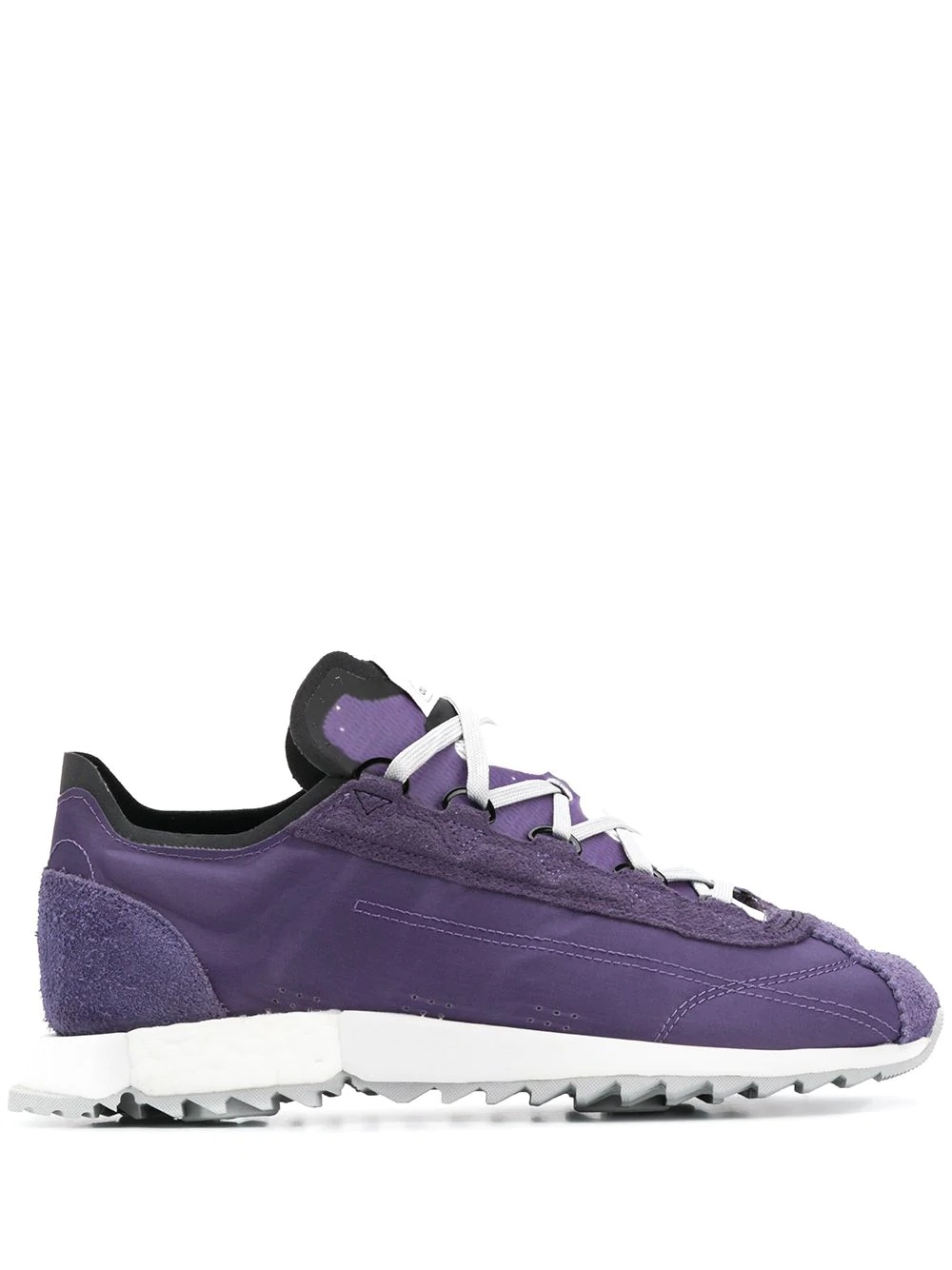 low-top lace-up trainers - 1