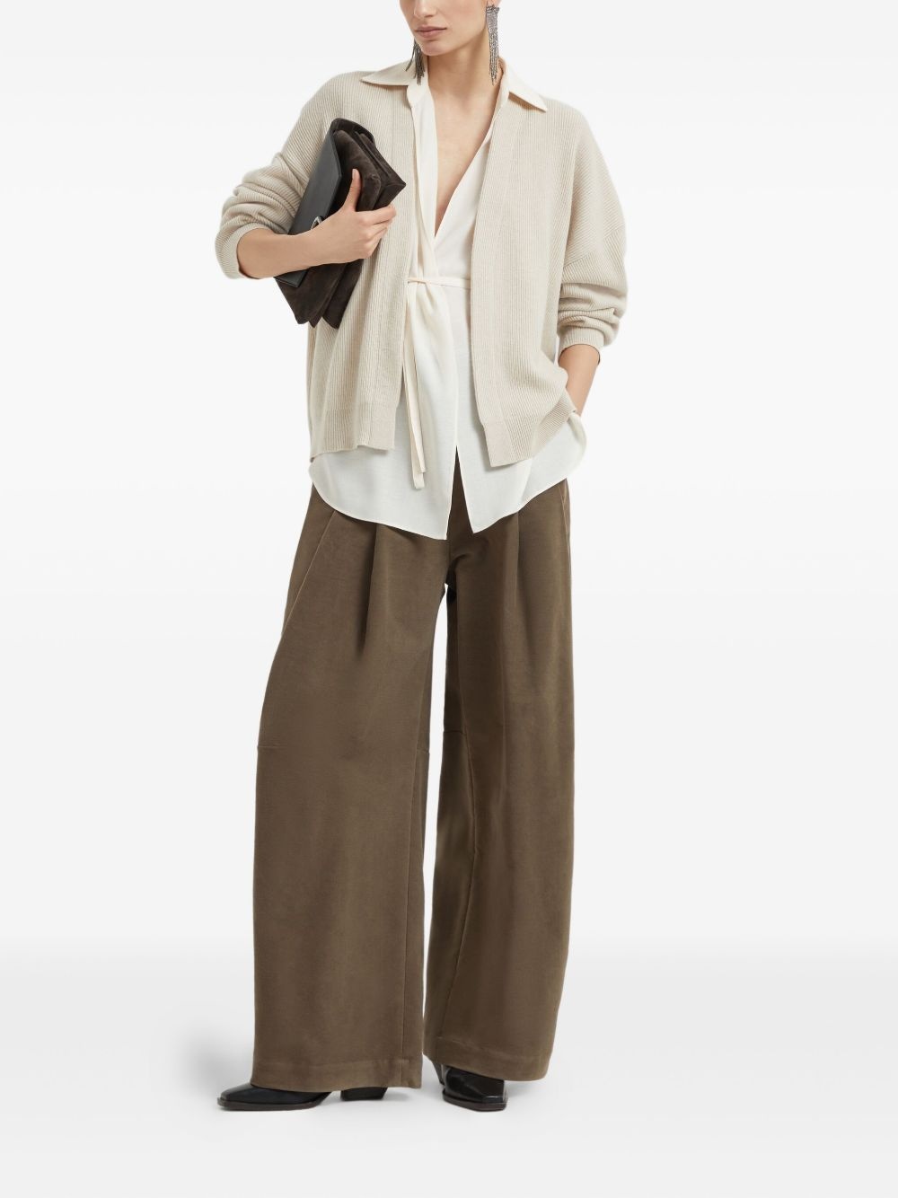 Cashmere layered cardigan - 2