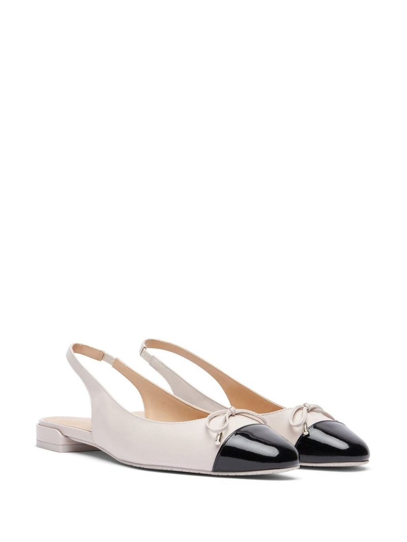 Stuart Weitzman Sleek Bow Slingback ballerina shoes outlook