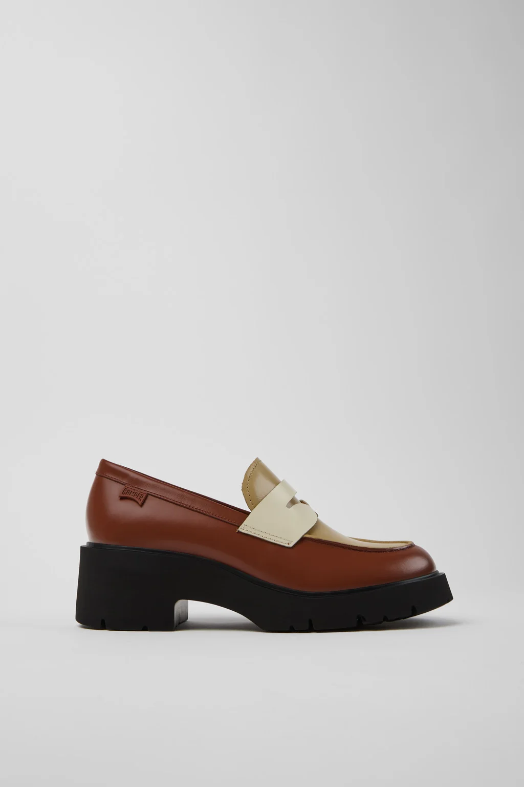 Twins Multicolor Leather Moccasin/Ballerina for Women. - 1