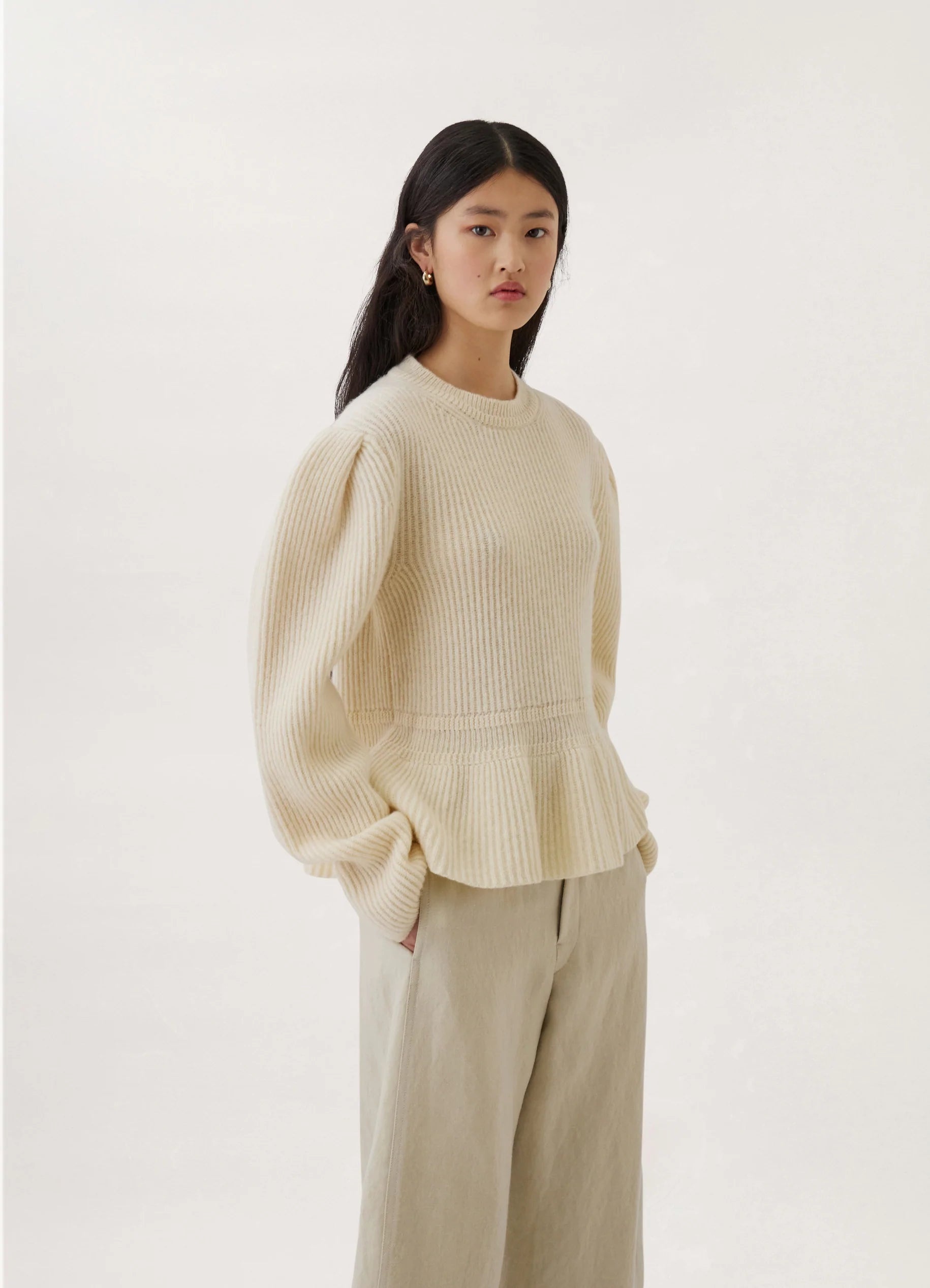 PEPLUM SWEATER
SOFT SHETLAND - 3