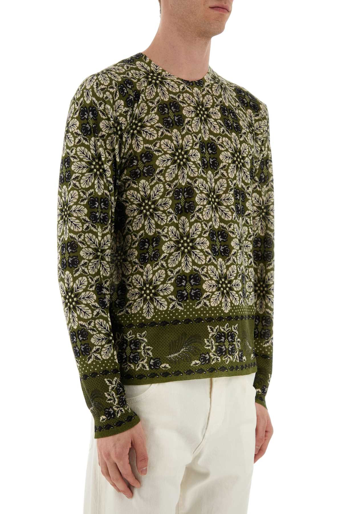 Etro Men Printed Silk Blend Sweater - 3