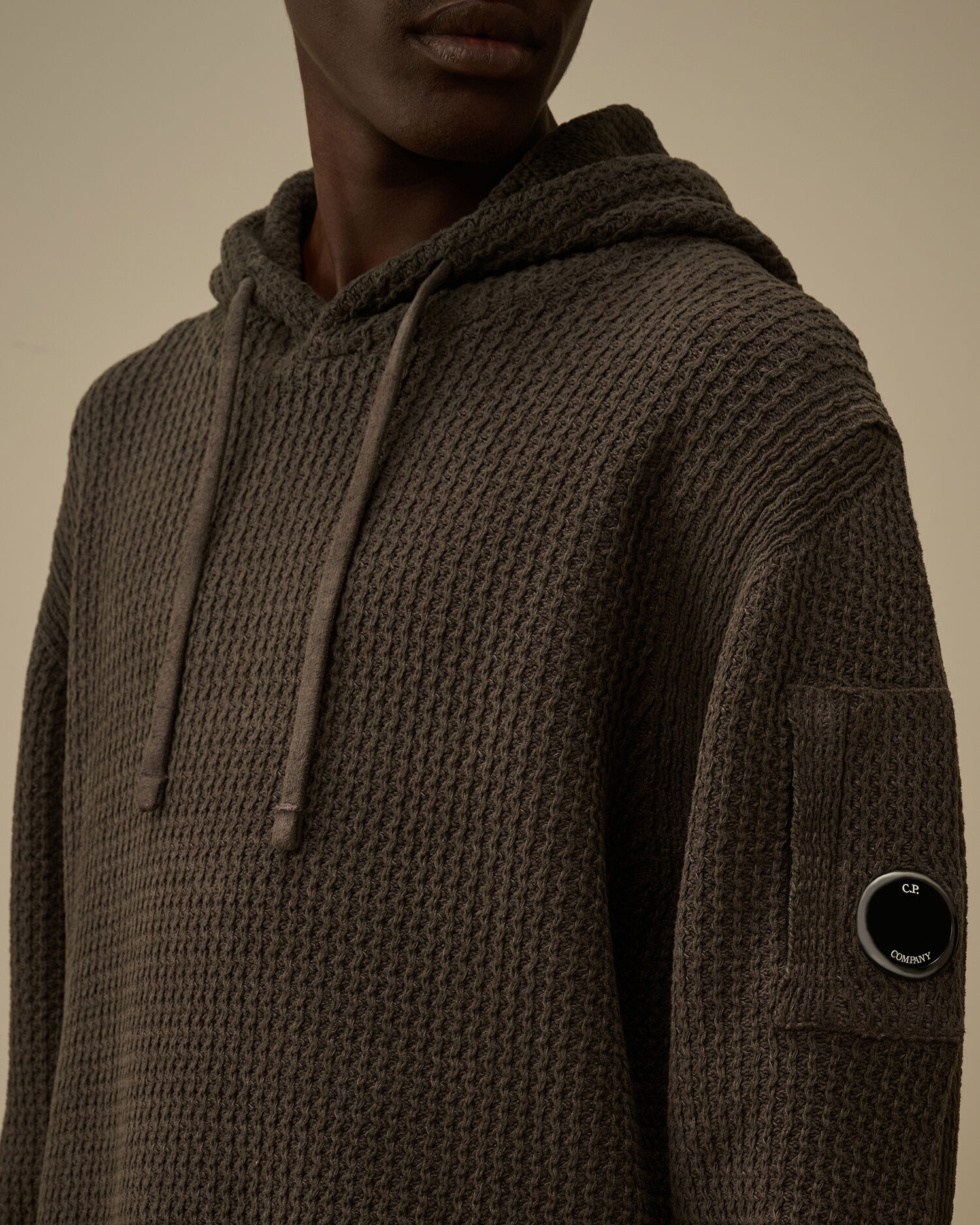 Cotton Chenille Hooded Sweater - 5