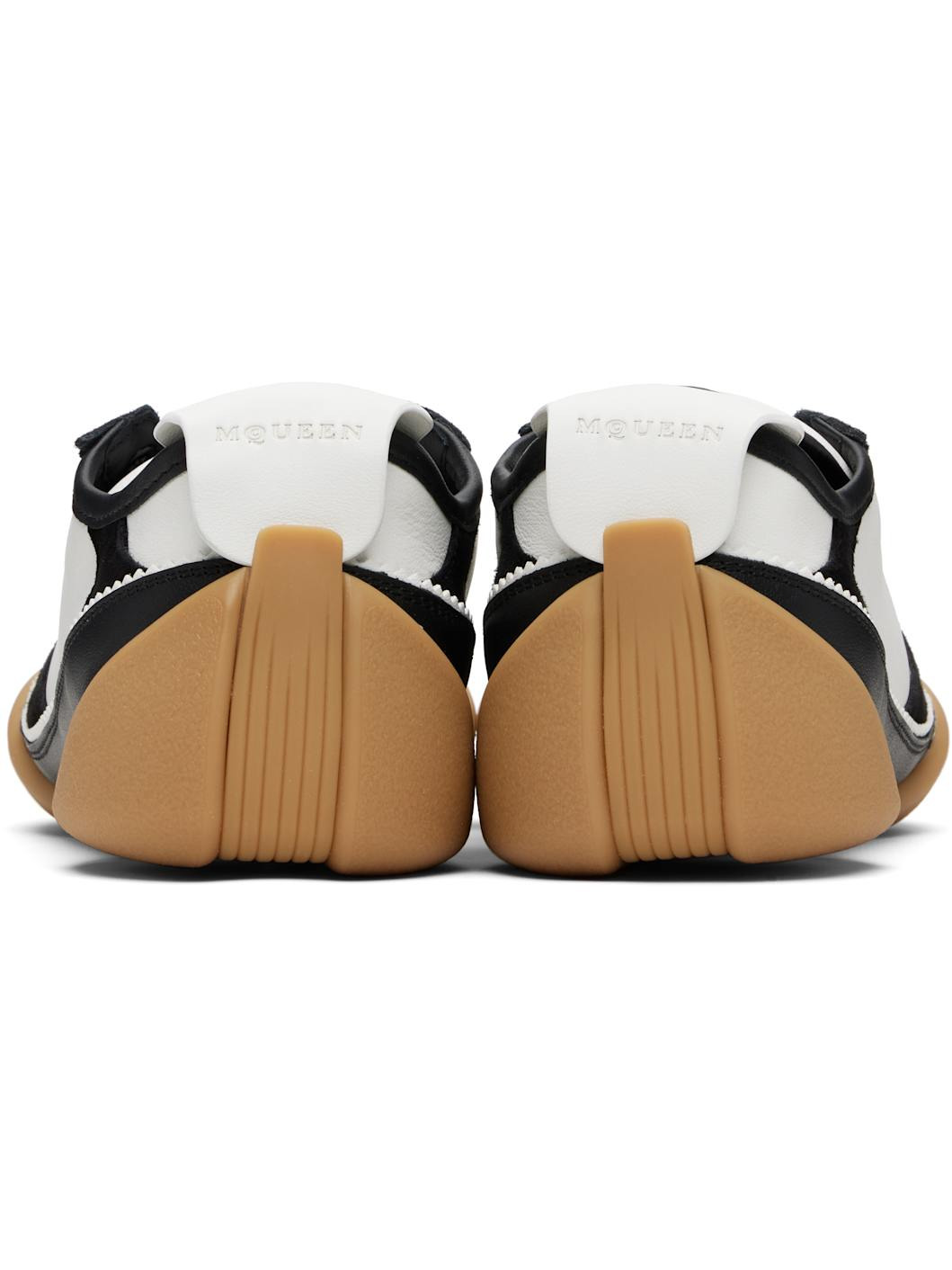 White & Black Flexion Sneakers - 2