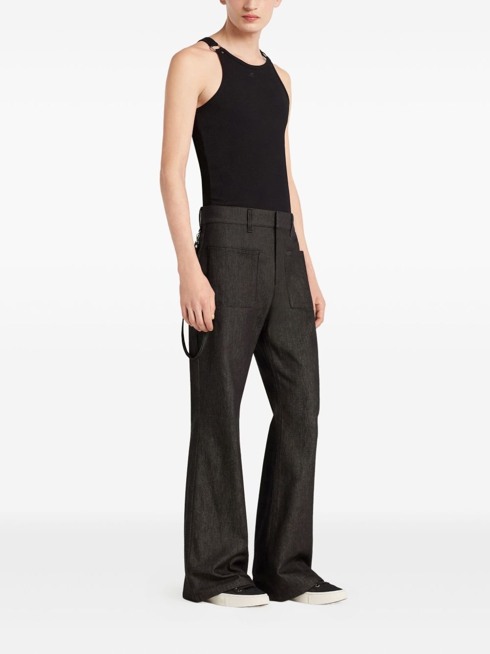 two-pocket bootcut jeans - 2