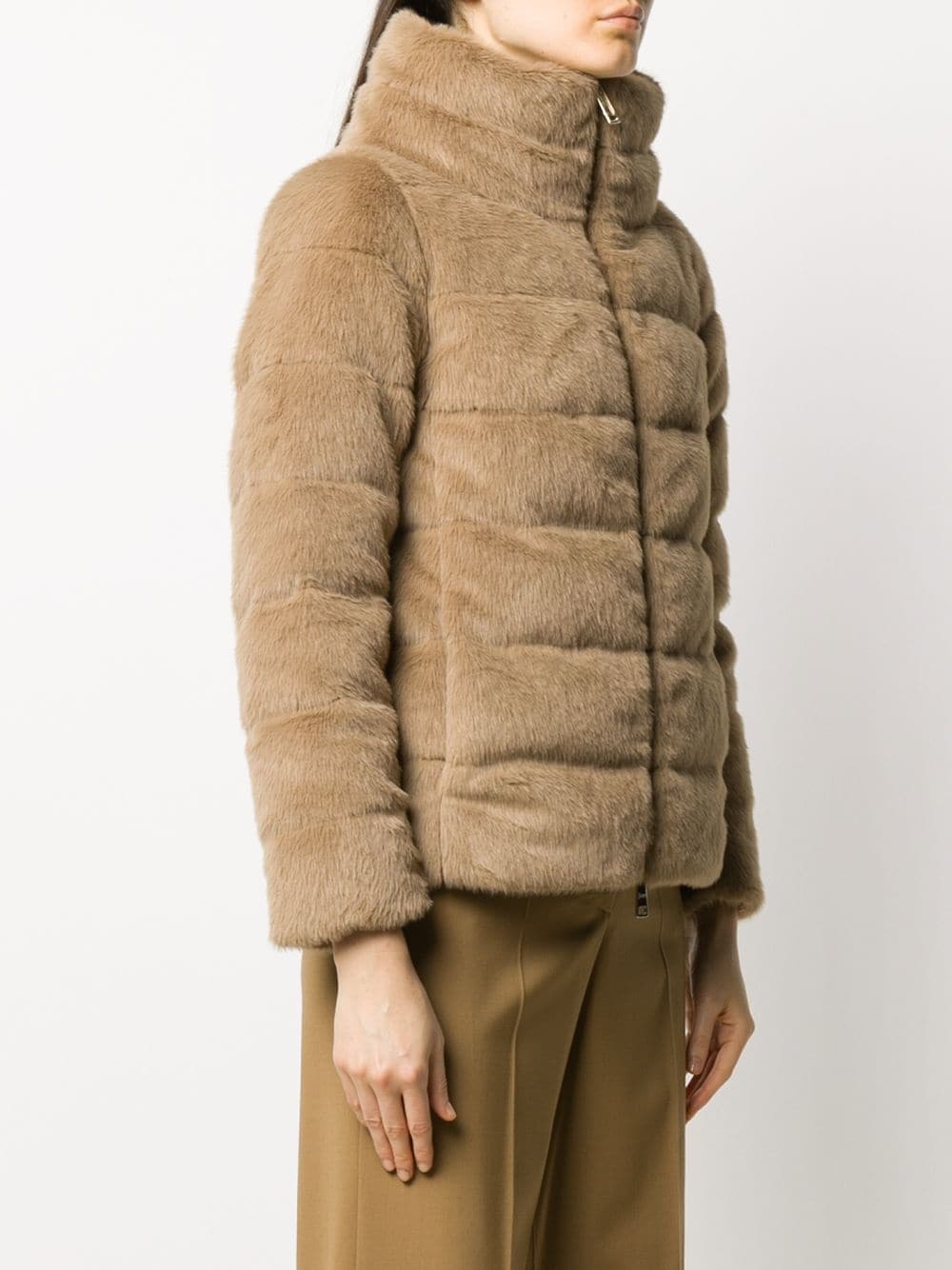 textured puffer jacket - 3