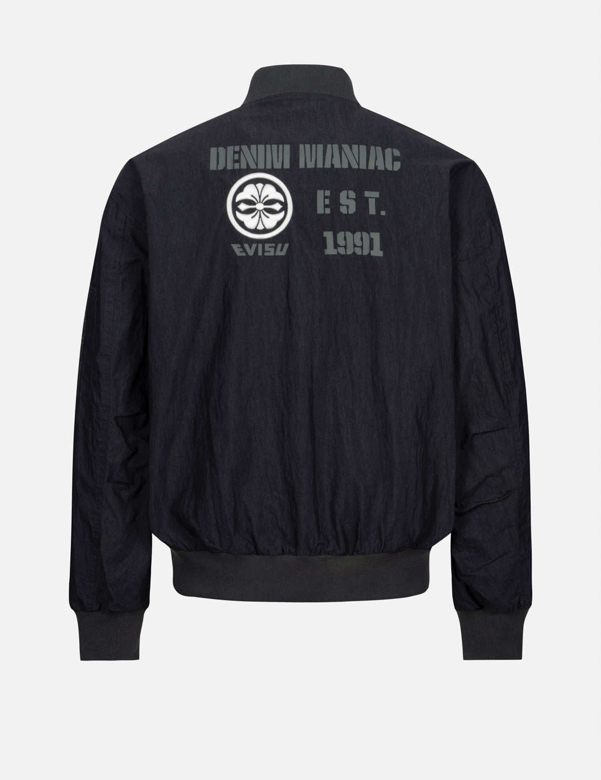 MULTI BRANDING PRINT AND EMBROIDERY LOOSE FIT BOMBER JACKET - 2