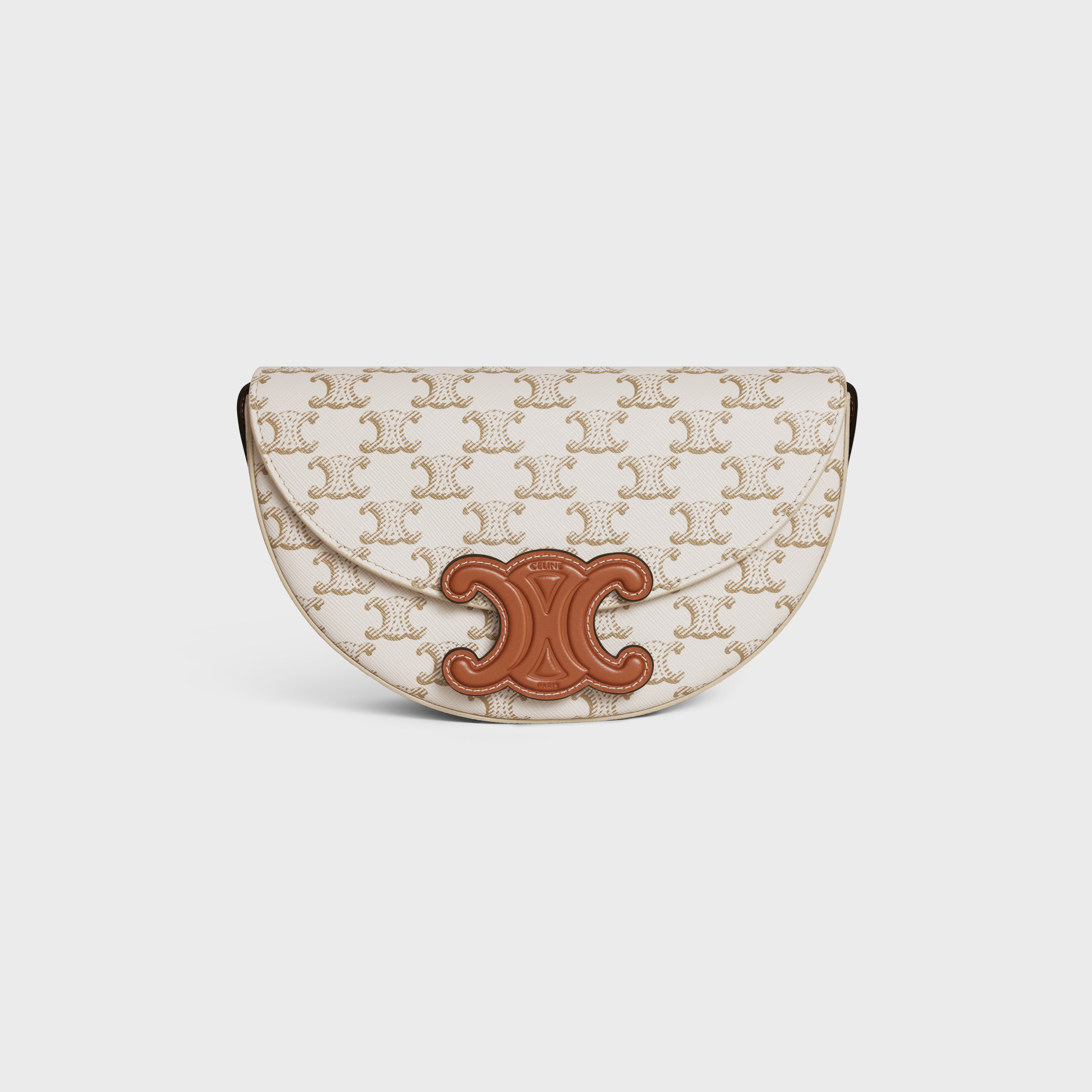 Besace Cuir Triomphe in Triomphe Canvas and Calfskin - 1