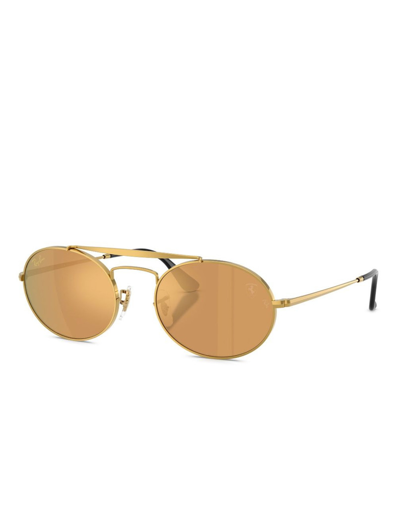Ray-Ban oval-frame sunglasses outlook