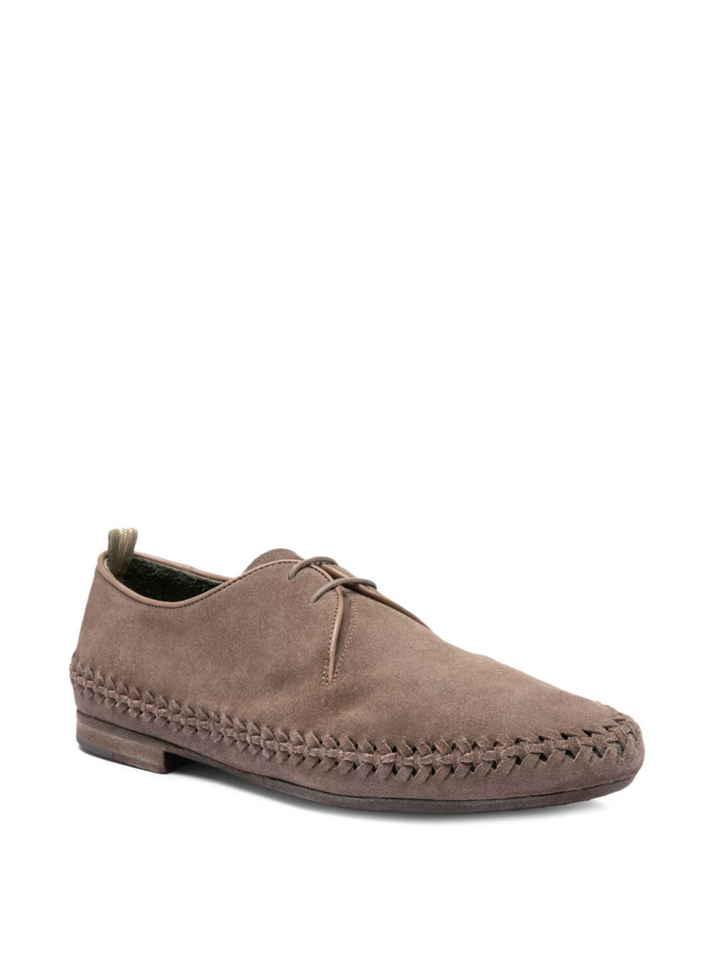 OFFICINE CREATIVE Nazar 005 suede Derby shoes outlook