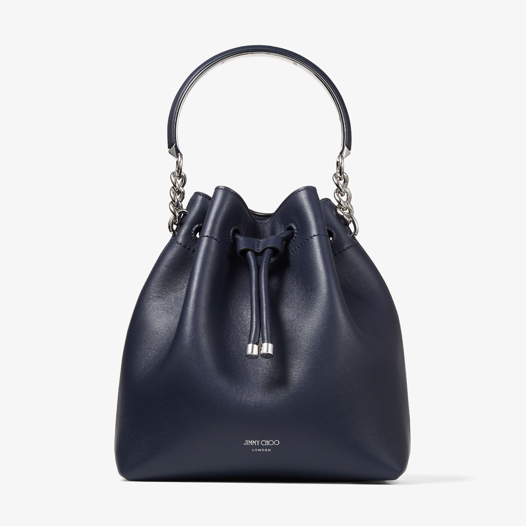 Bon Bon Bucket
Navy Calf Leather Bucket Bag - 1