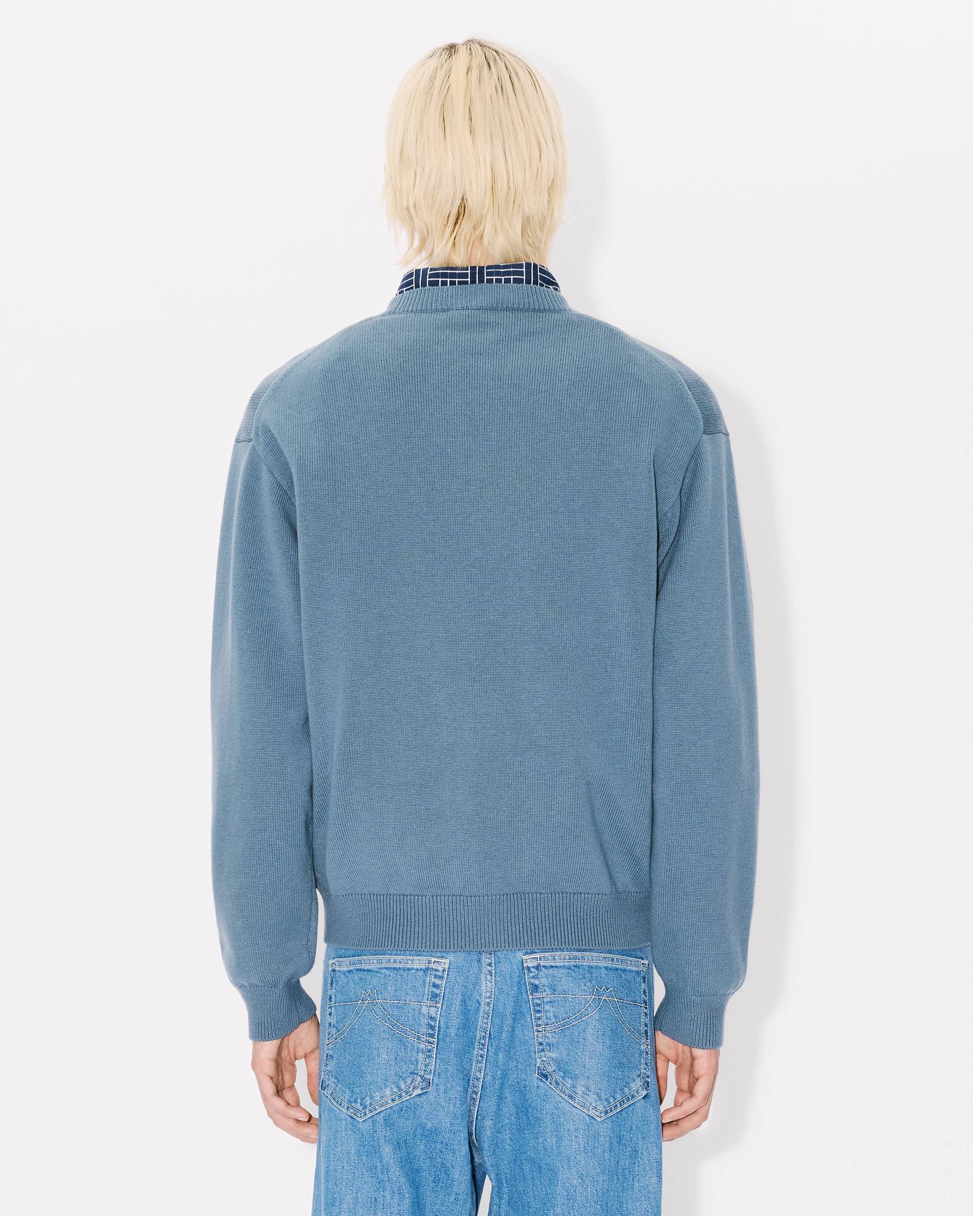 'KENZO Constellation' genderless embroidered jumper in wool and cotton - 8