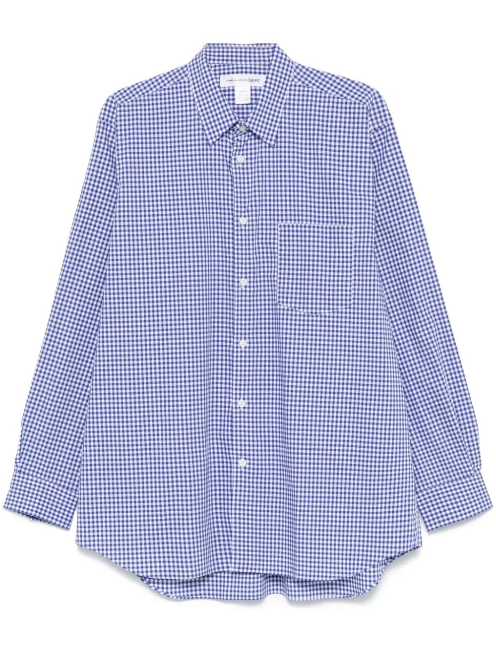 gingham-pattern shirt - 1