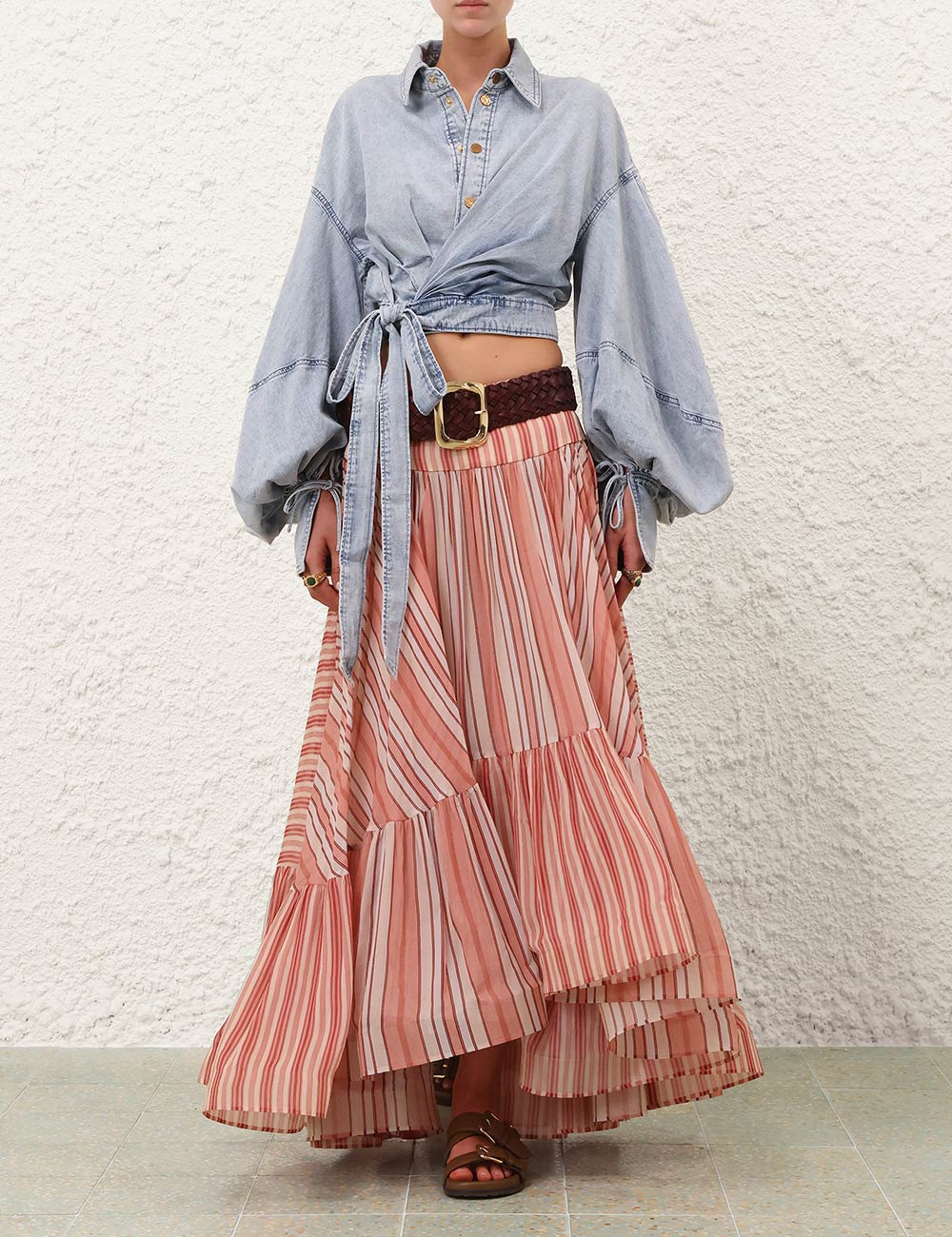 REBELLION BOHEMIAN MIDI SKIRT - 2