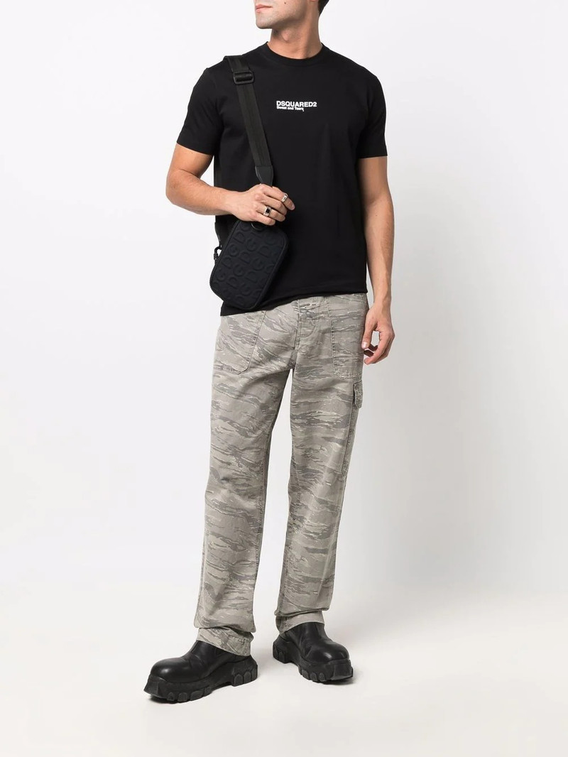 DSQUARED2 logo-print cotton T-shirt outlook