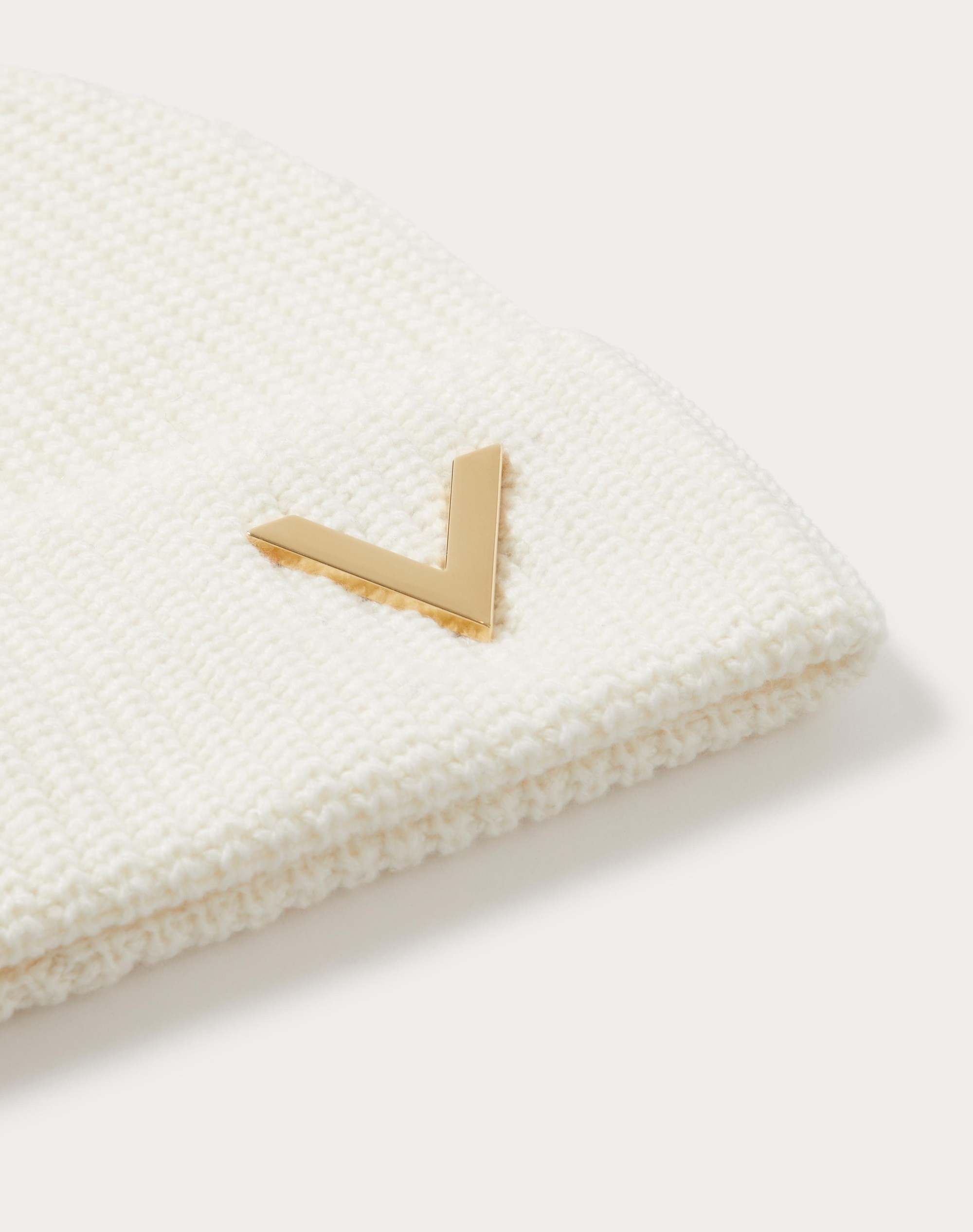 VALENTINO CASHMERE BEANIE - 2