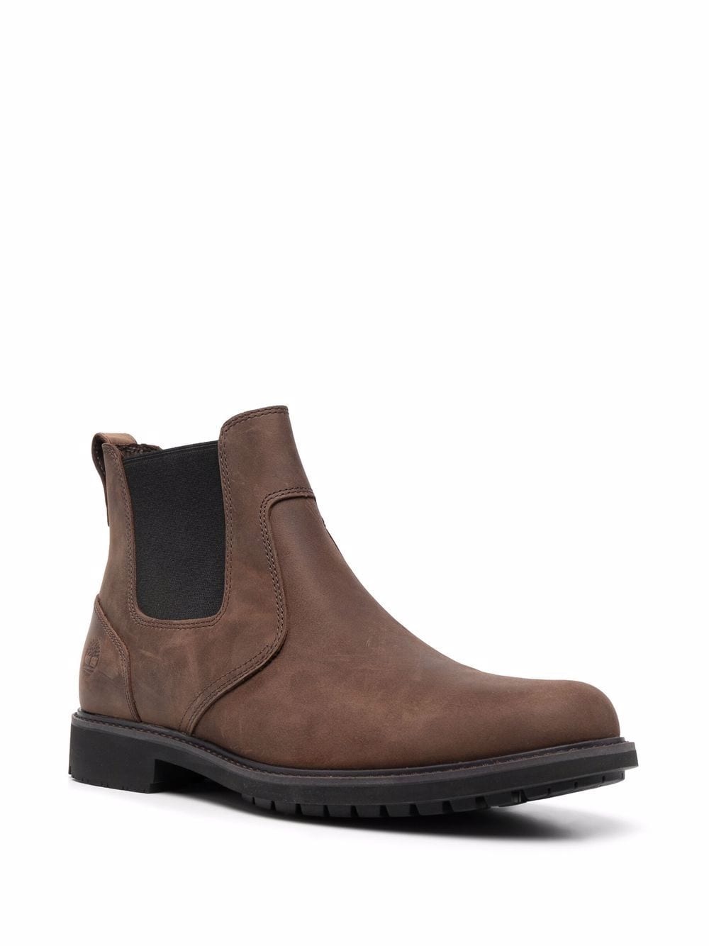 logo-embossed suede Chelsea boots - 2