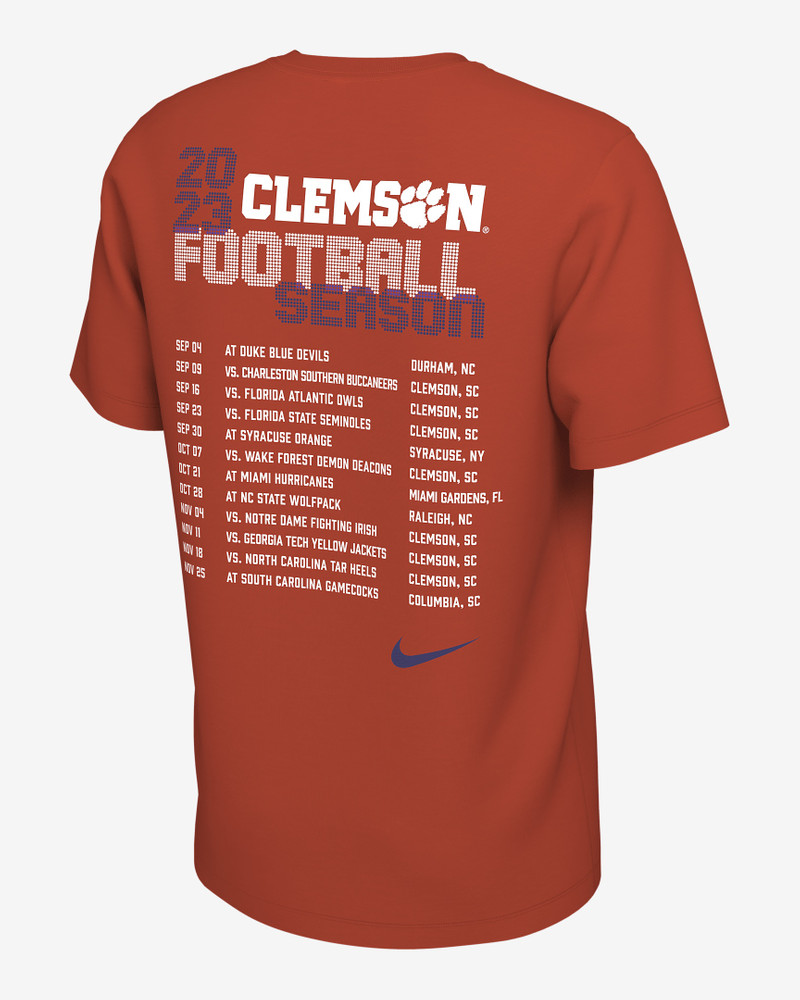 Nike Clemson Schedule Nike Men's College T-Shirt outlook