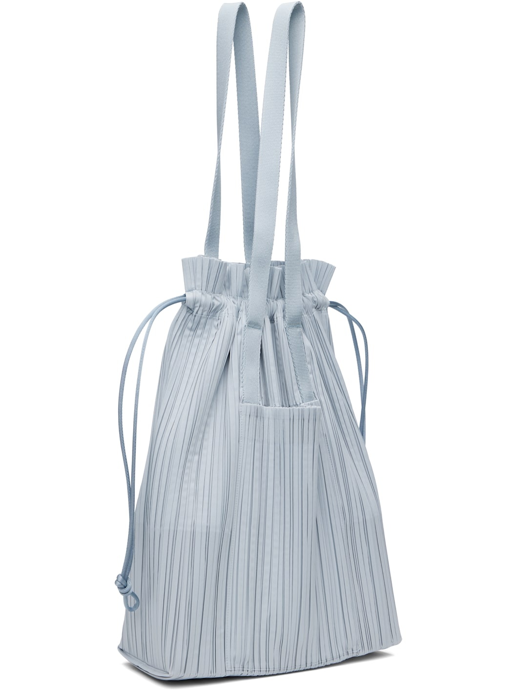 Gray Pleats Tote - 2
