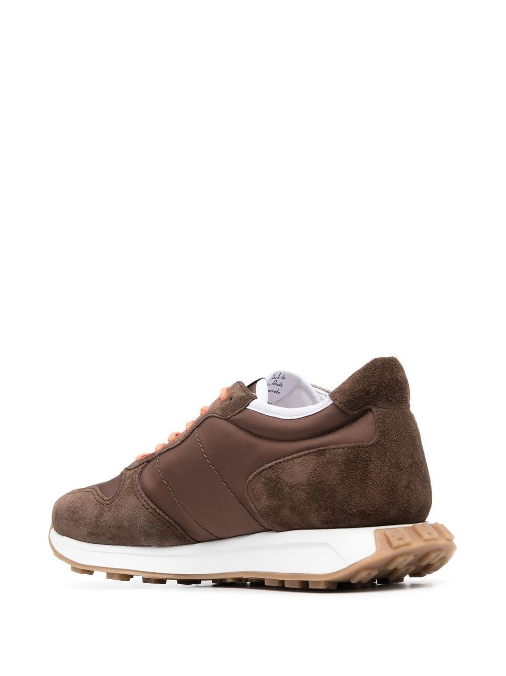 suede-panels sneakers - 3