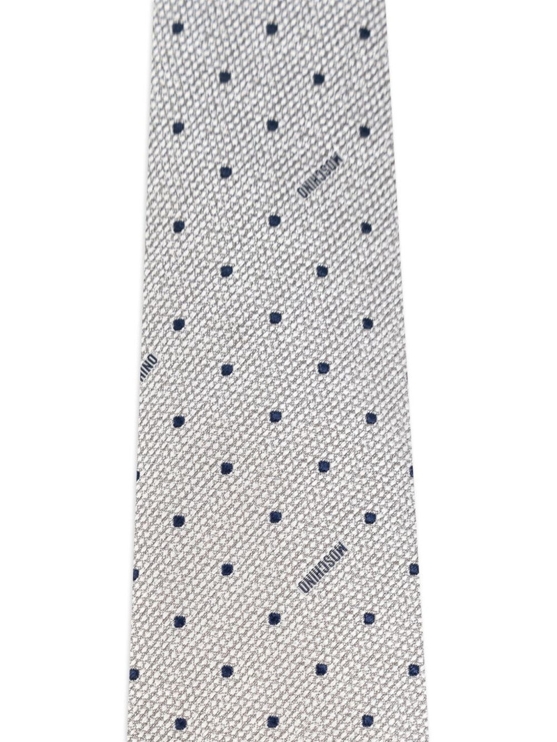 Moschino polka-dot tie outlook
