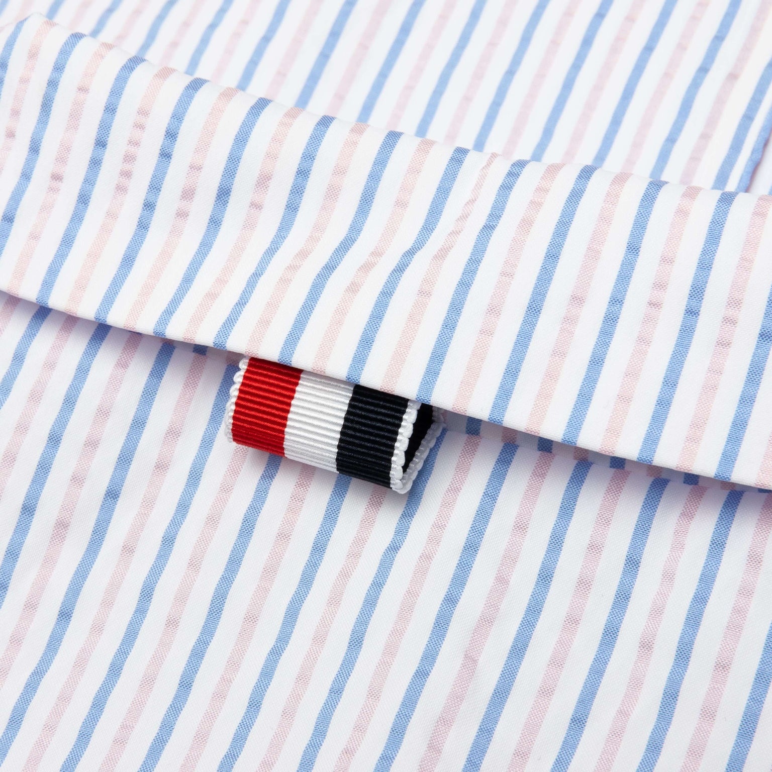 SEERSUCKER SWIM SHIRT - LIGHT BLUE - 5