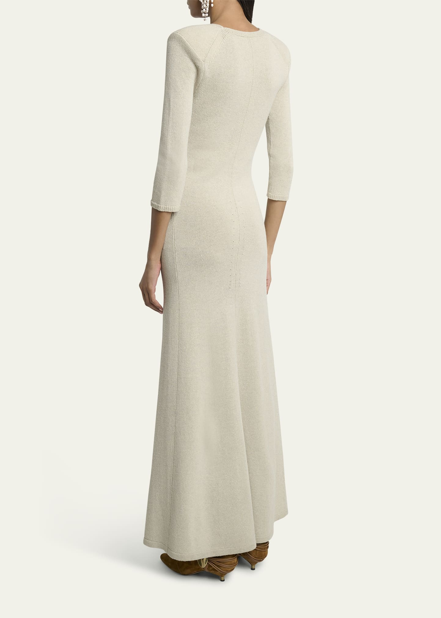 Salina Fluid Tailoring Wool Dress - 3