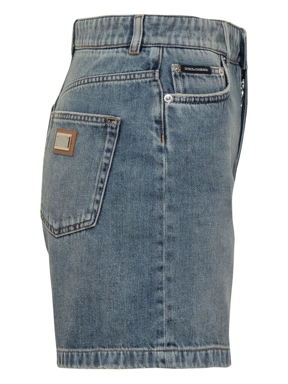 Dolce & Gabbana Thigh-Length Denim Shorts | wananluxury
