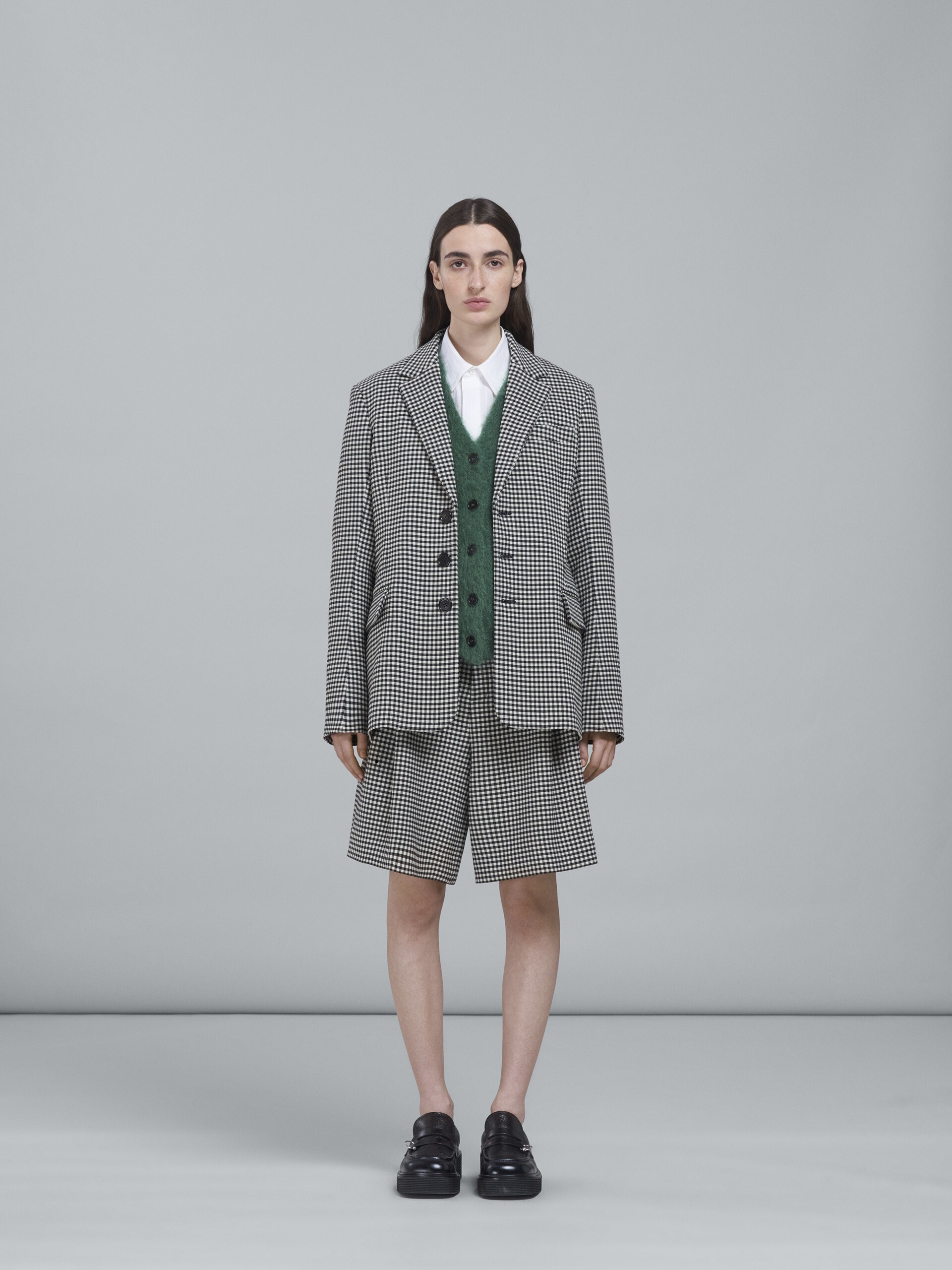 ボトムスその他 Marni Multicolor Houndstooth Wool Blend Single-Breasted Marni Multicolor Houndstooth Wool Blend Single-Breasted
