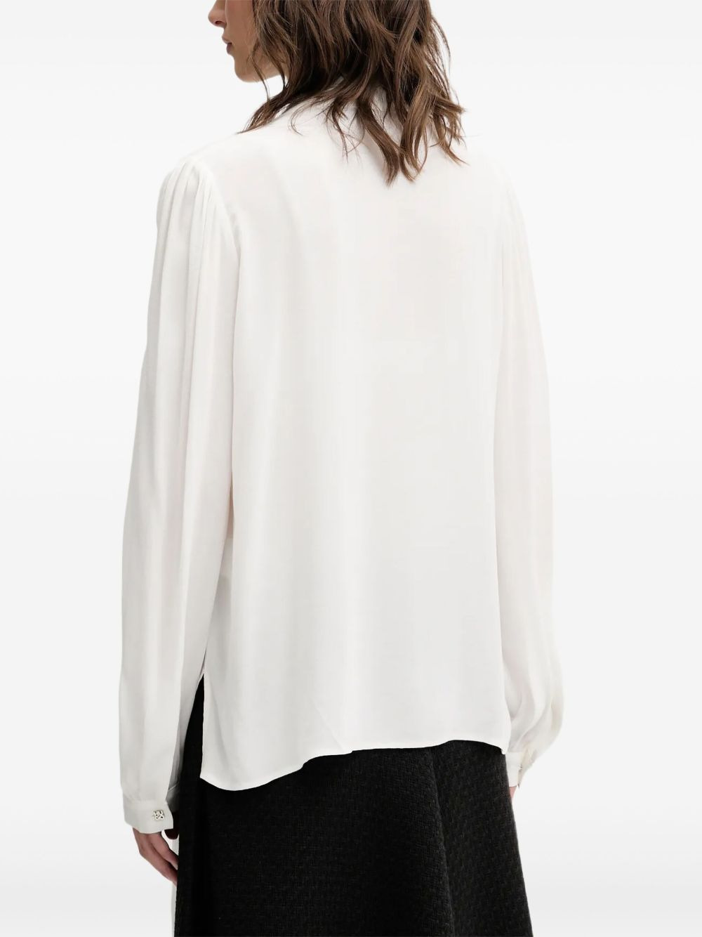 bow-detail blouse - 3