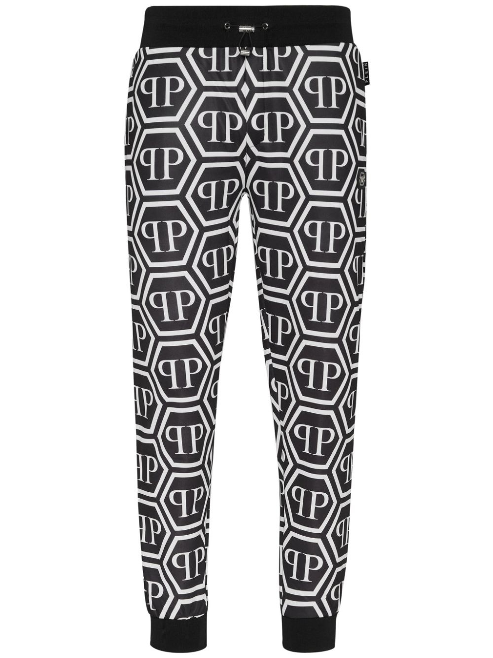 monogram track pants - 1